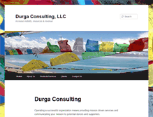 Tablet Screenshot of durga-consulting.com